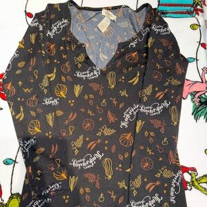 Shosho Black and Orange Pajama Jumper